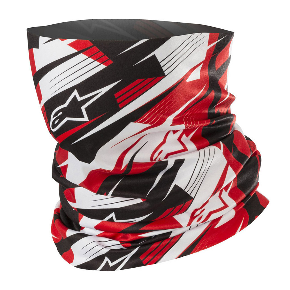 Alpinestars Alpinestars Blurred Neck Tube Black W/Red